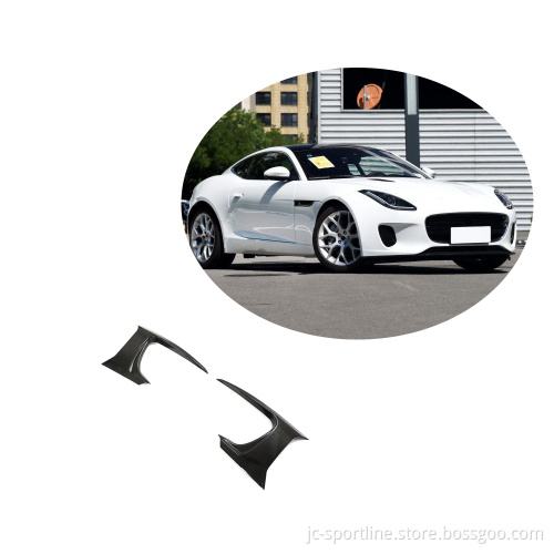 Carbon Fiber Front Bumper Vent for 2018-2019 Jaguar F-Type Base Convertible 2-Door